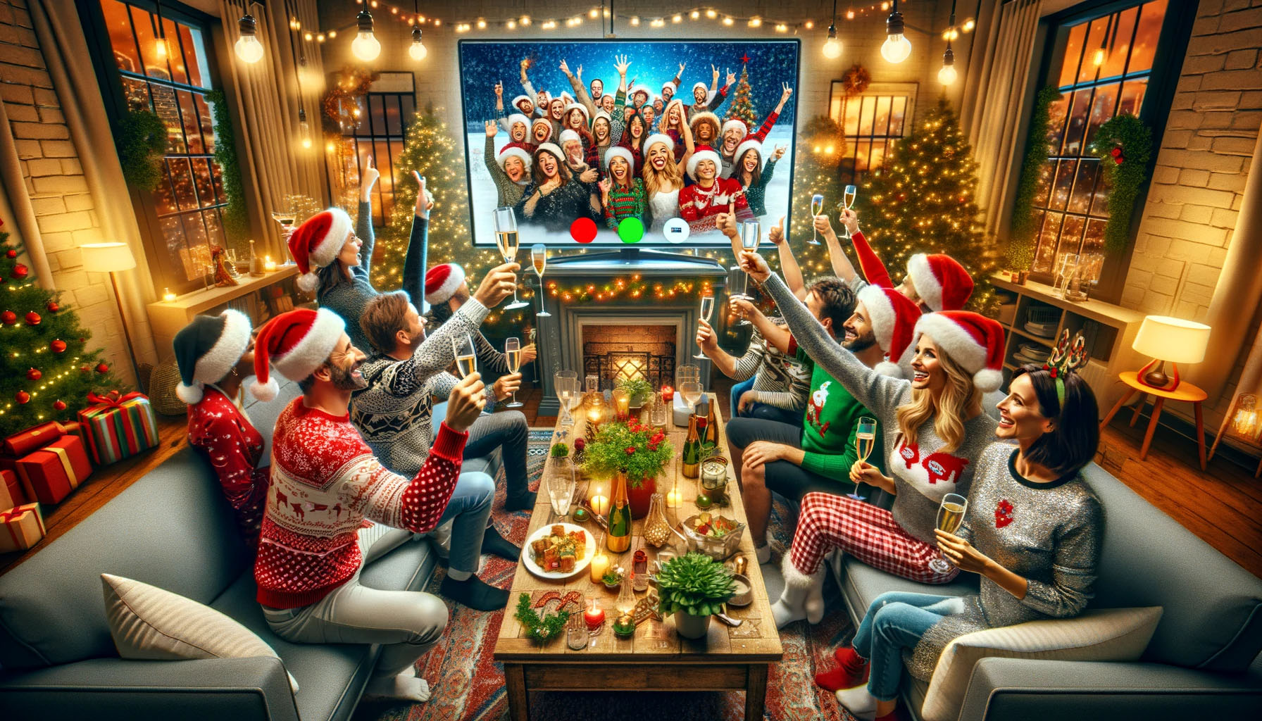 Double the Joy: 5 Simple Steps to Host a Hybrid Christmas and New Year's Eve Party 